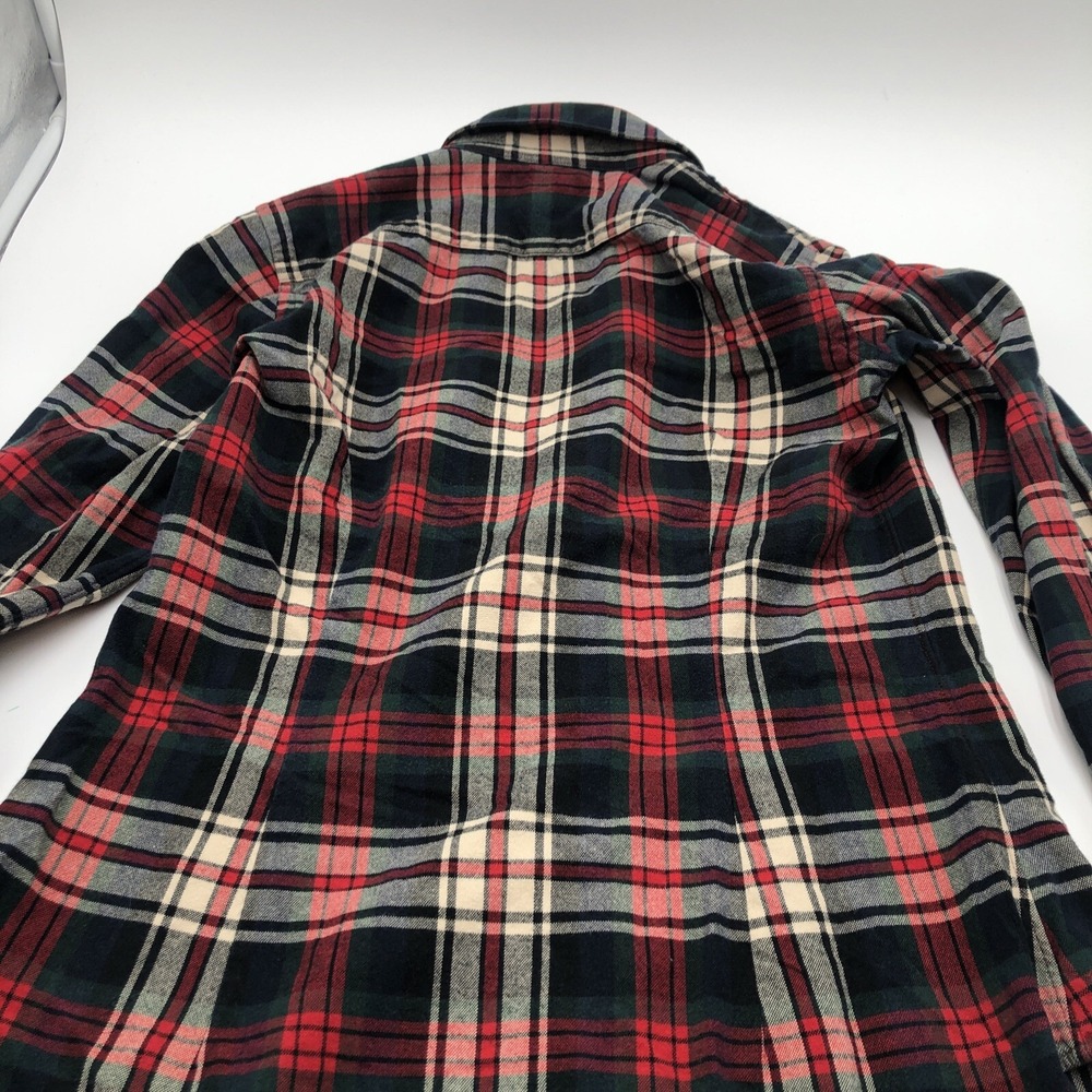 Ralph Lauren Womens Flannel Shirt Button Up Multicolored Red Green Blue Size 8 - Picture 13 of 16